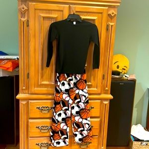 Boys cozy pajamas,  sport theme